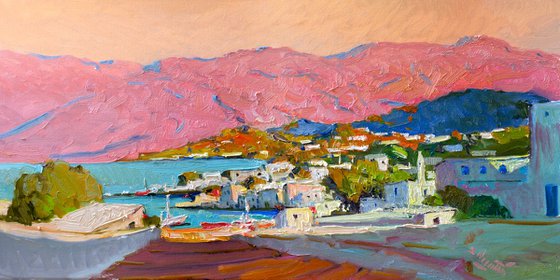 Evening on Greek Island