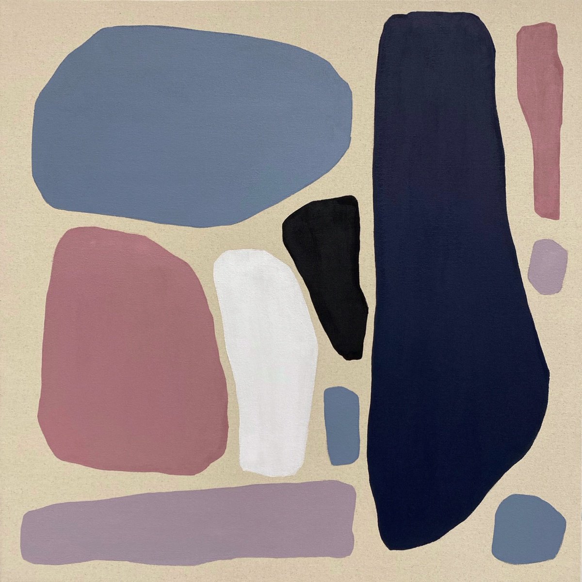 Dusty Pink & Midnight Blue by Julie Naima