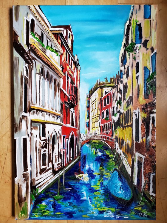 Venice . Beauty of Venice. Venetian canal.