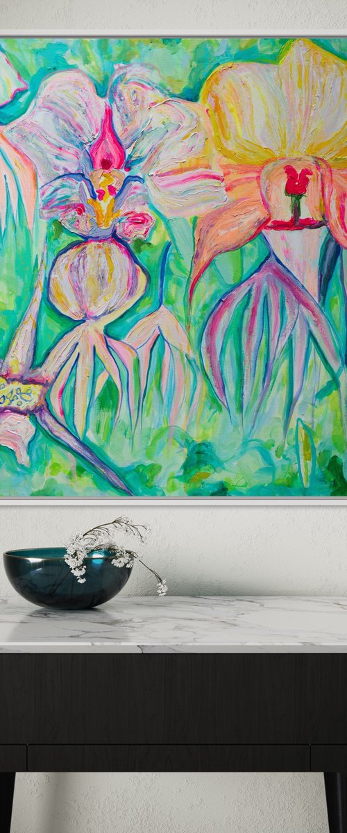 'Orchid Frenzy' by Kathryn Sillince