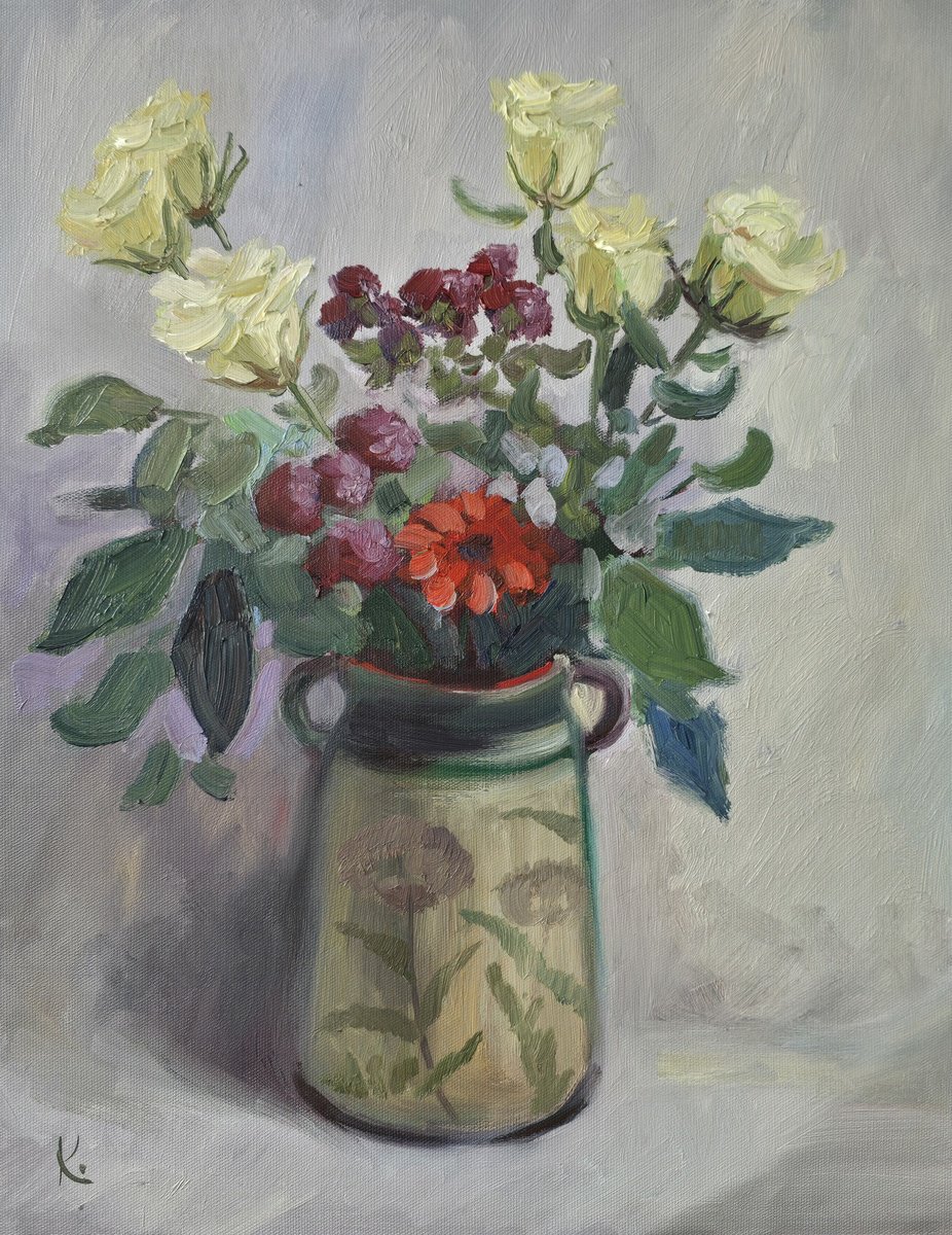 Yellow Roses By Olena Kolotova, 16 X 20, Artwork For Sale On Artfinder