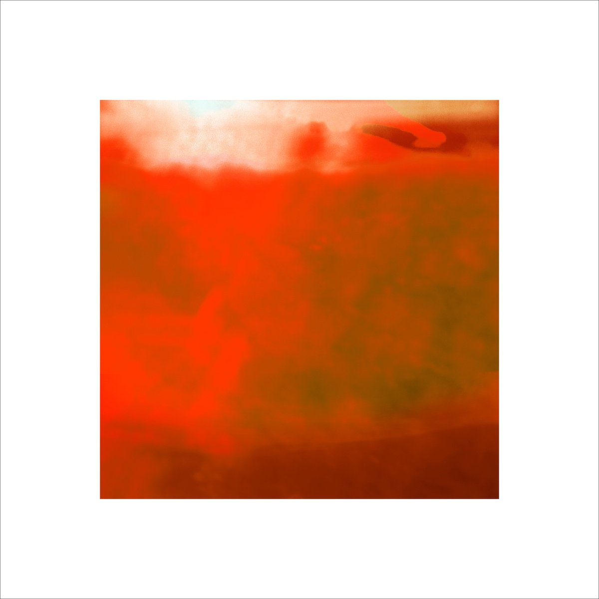 Abstract Landscape Giclee Print By Paul Harrison, 30 X 30", Rannoch Moor #4 Scotland, Original Artwork