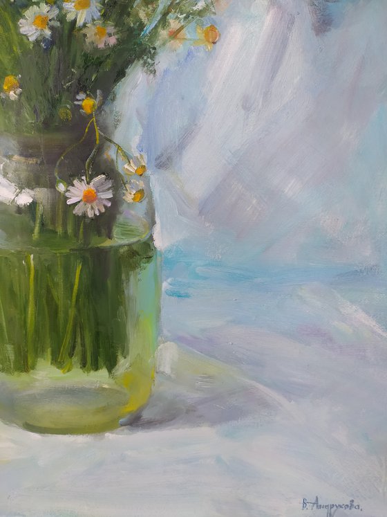 Daisies in a jar