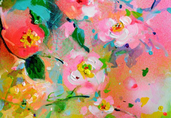 I've Dreamed 59 Pink and Red Camellias Field