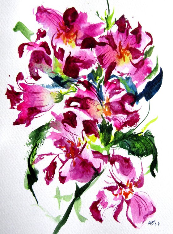 Dancing florals II