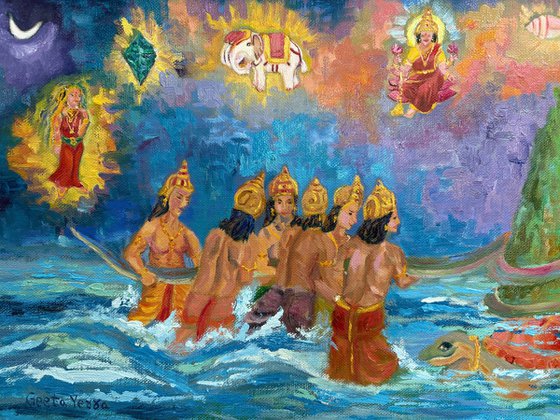 Samudra Manthan Mythological