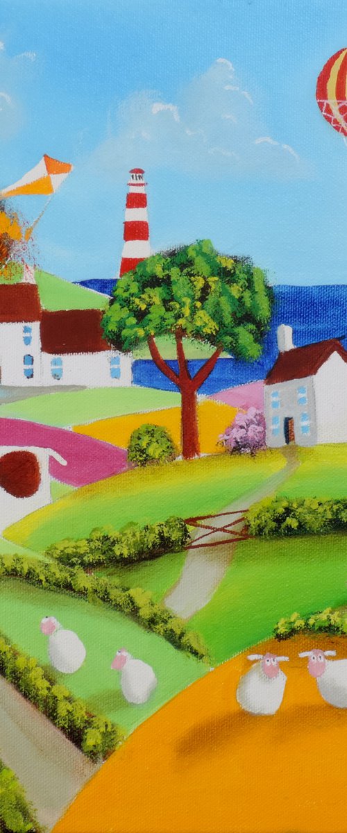 Green fields by Gordon Bruce
