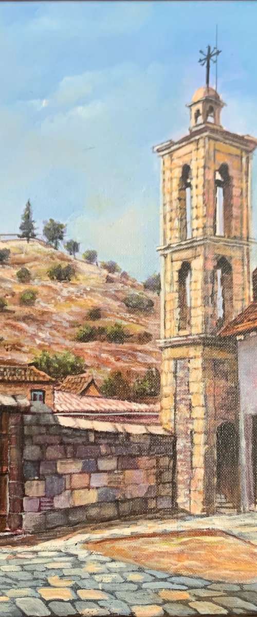Old Church in Kakopetria by Olga McNamara BiennaleArtist