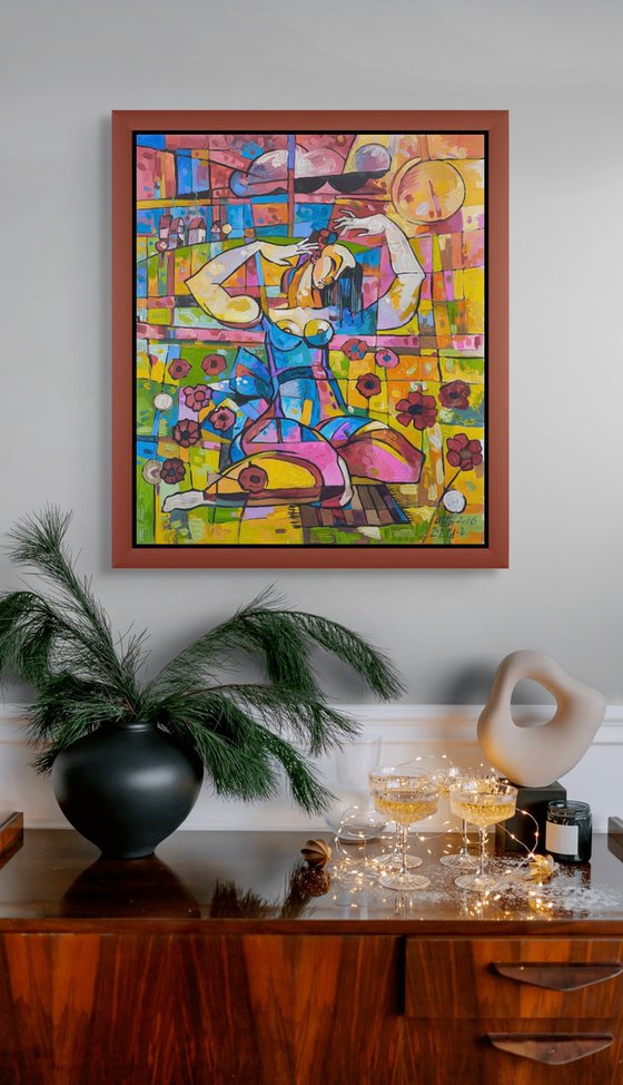 A Woman in a Spring Mood