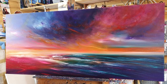 Discovery - seascape, emotional, panoramic