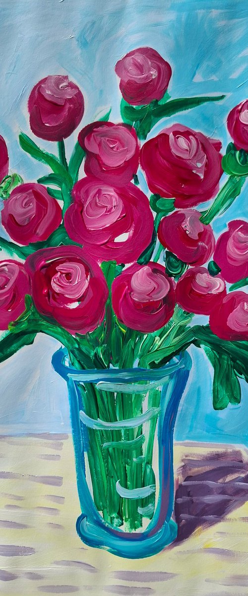 Morning Peonies by Kirsty Wain