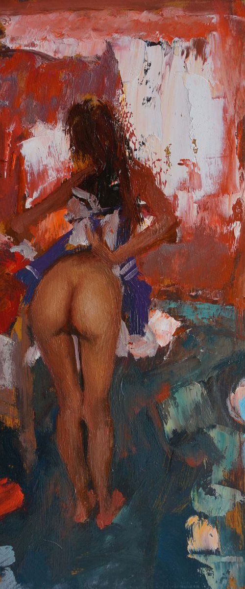 In the orange room by Manuel Leonardi
