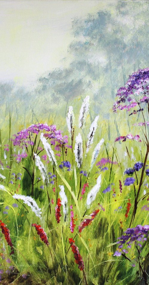 Early Morning Wild Flowers by Rod Bere
