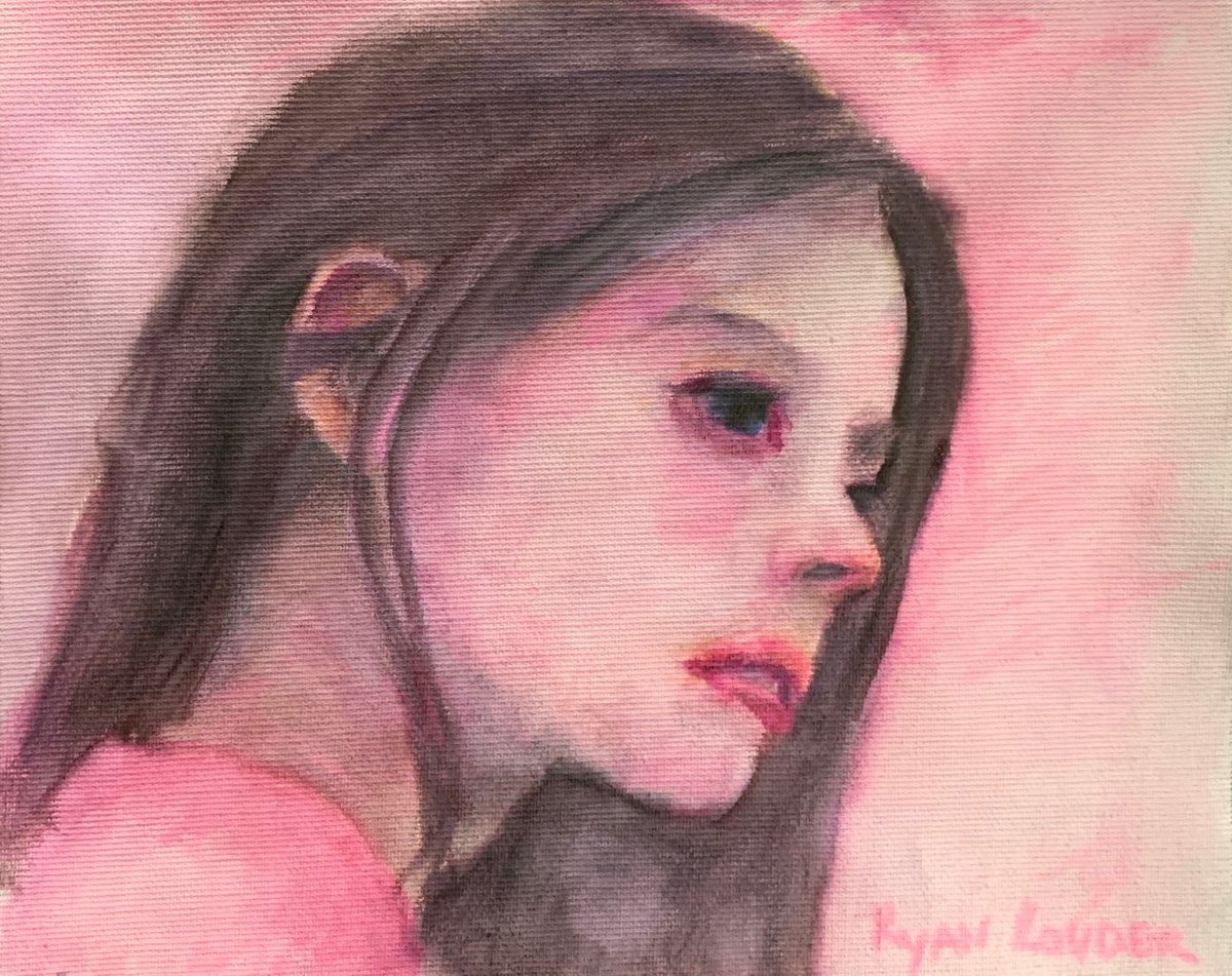 Girl Mixedmedia painting by Ryan Louder Artfinder
