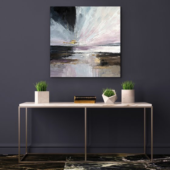 Luminous Breakpoint-pink gold clouds