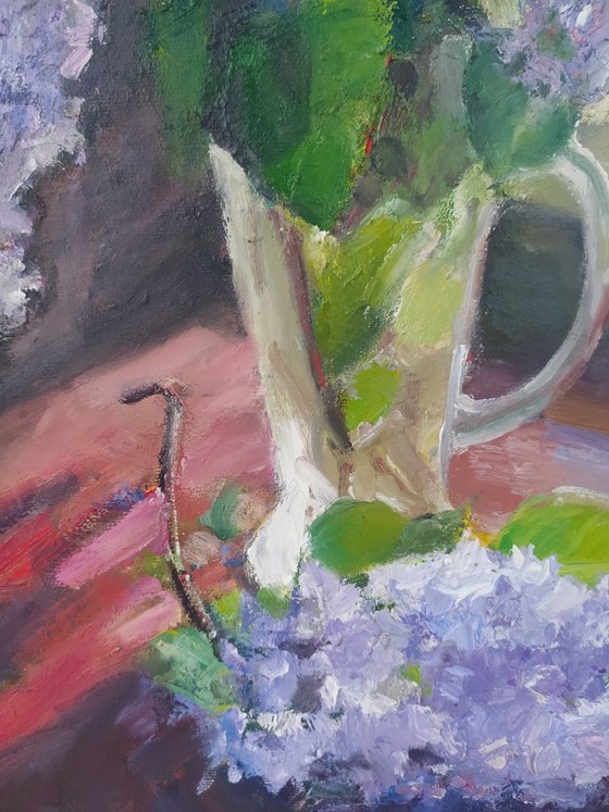 Lilac in a vase