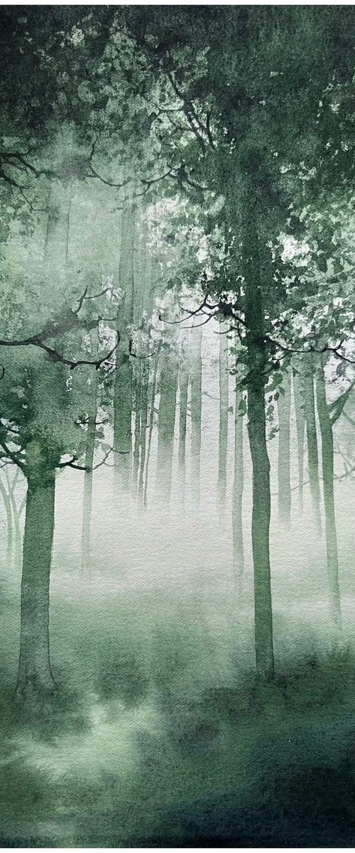 Misty Morning by Nazar Grunyka