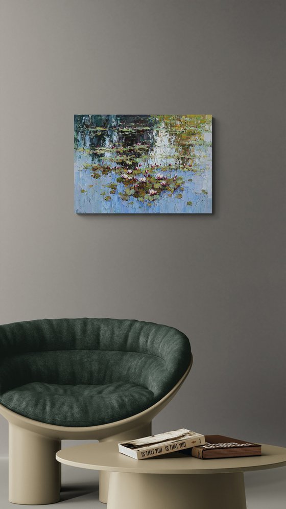 White Water Lilies Pond