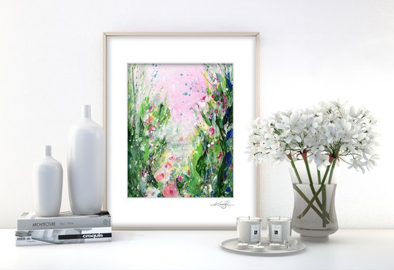Lost In The Meadow 49 - Floral Abstract Painting by Kathy Morton Stanion