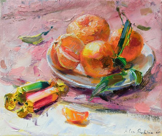 Tangerines and candies