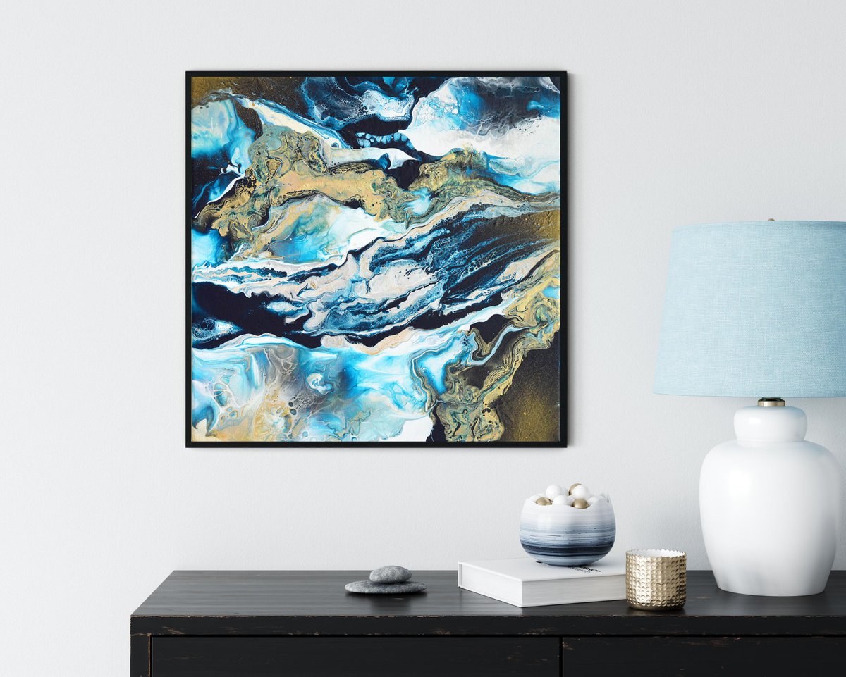 Marble World 7 By Milena Gaytandzhieva, 13 X 13, Artwork For Sale On Artfinder