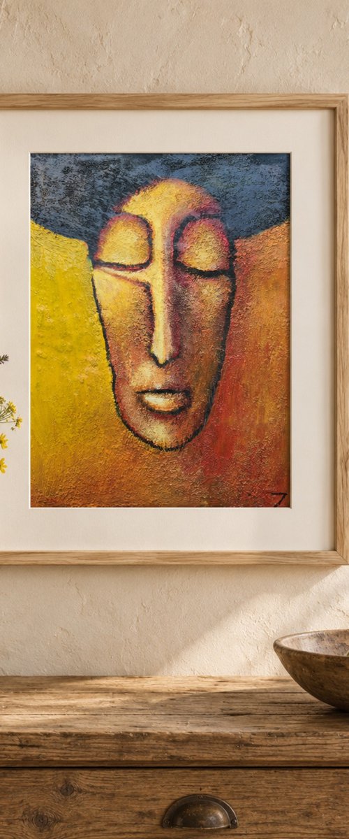 Quietum fieri (18cm x 24cm x 0.1cm) by Zhana Viel