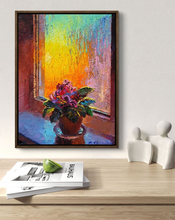 Morning Vase on the Windowsill