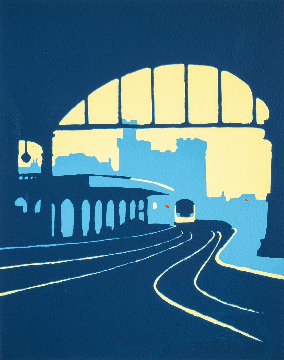 Newcastle Station by Ian Scott Massie