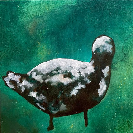 Green duck 30x30