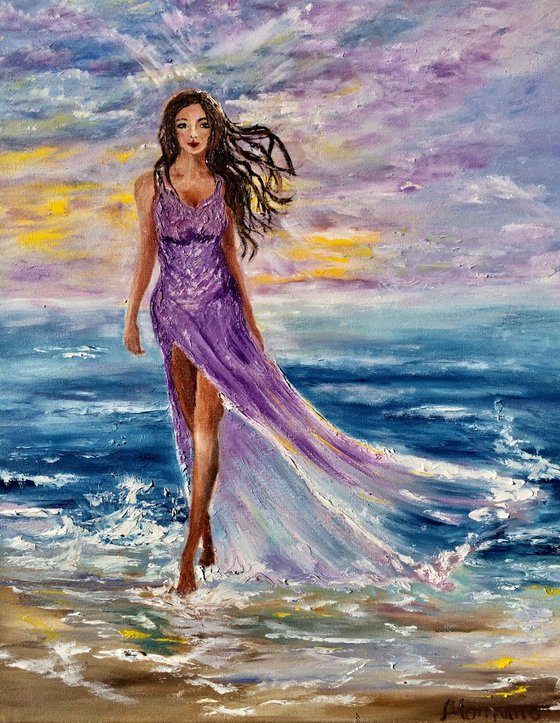 Women By the ocean. Gift idea