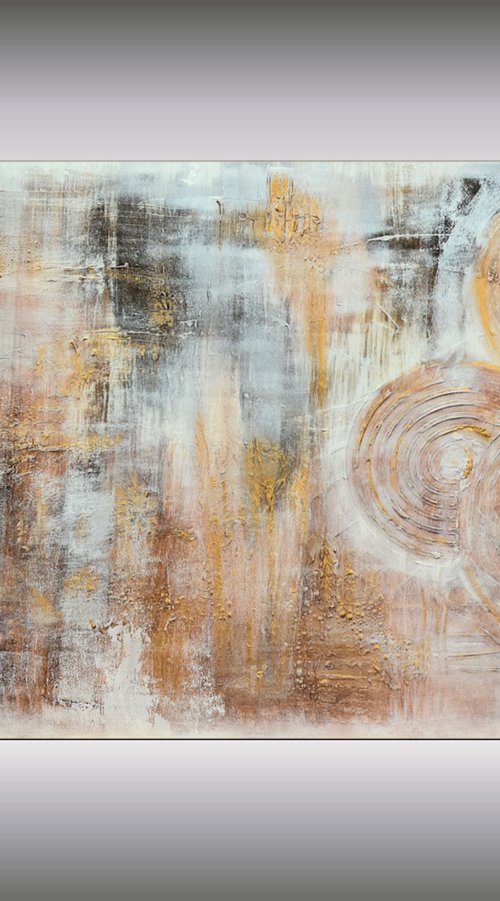 Fragmente  - Abstract Art - Acrylic Painting - Canvas Art -  Abstract Painting - Industrial Art by Edelgard Schroer