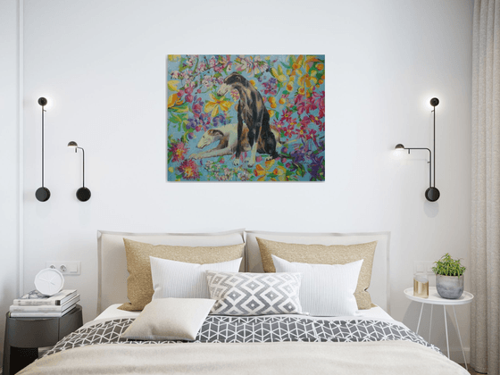 Floral Greyhounds