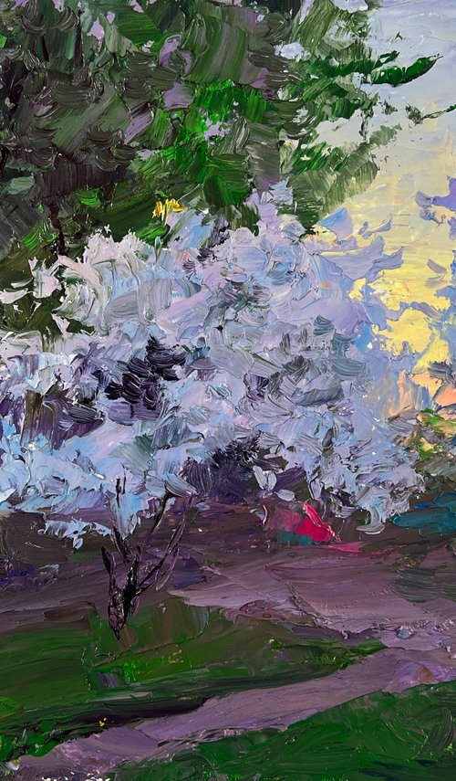 Spring Evening City Mood by Boris Serdyuk