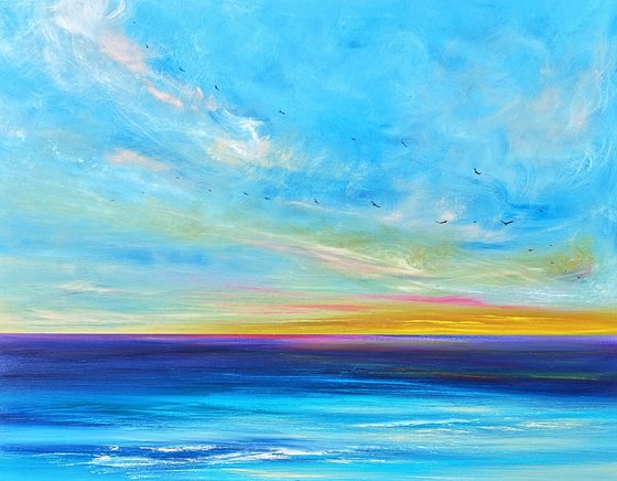 Call It Dreaming - Cornish Seascape, Art, Skyscape