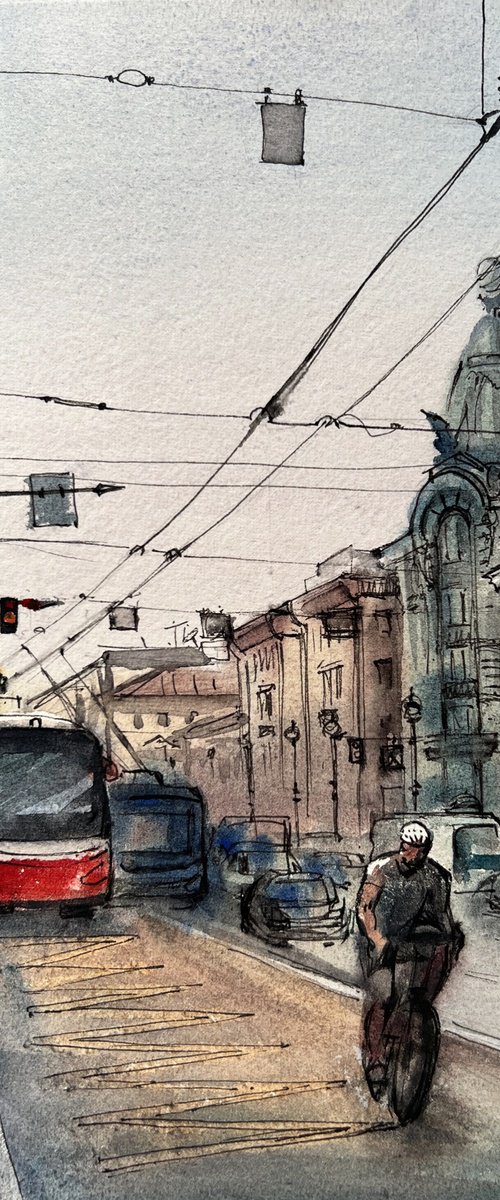 Cityscape. Saint Petersburg/2 by Natalia Veyner