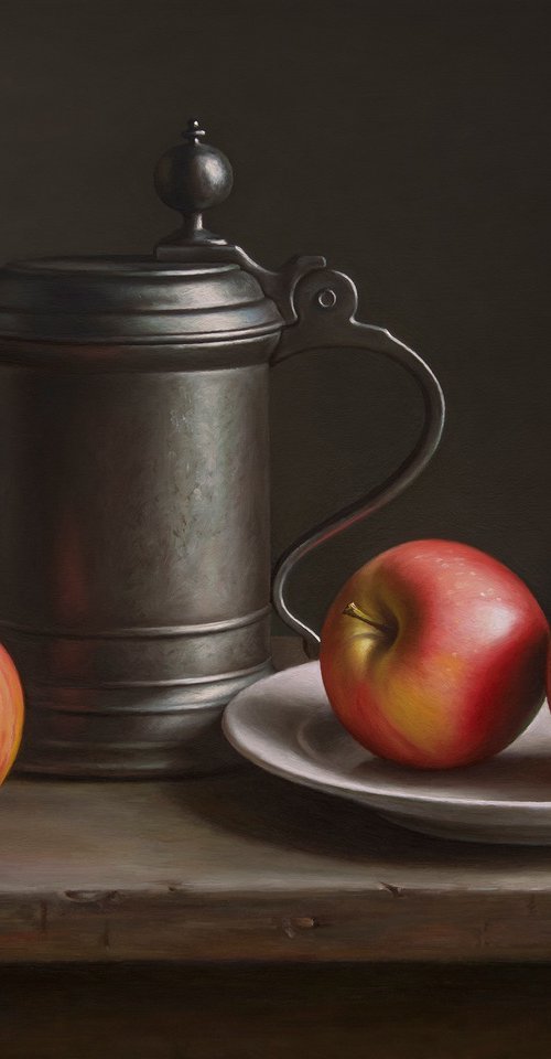 Three apples by Albert Kechyan