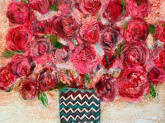 Vintage Pink Roses