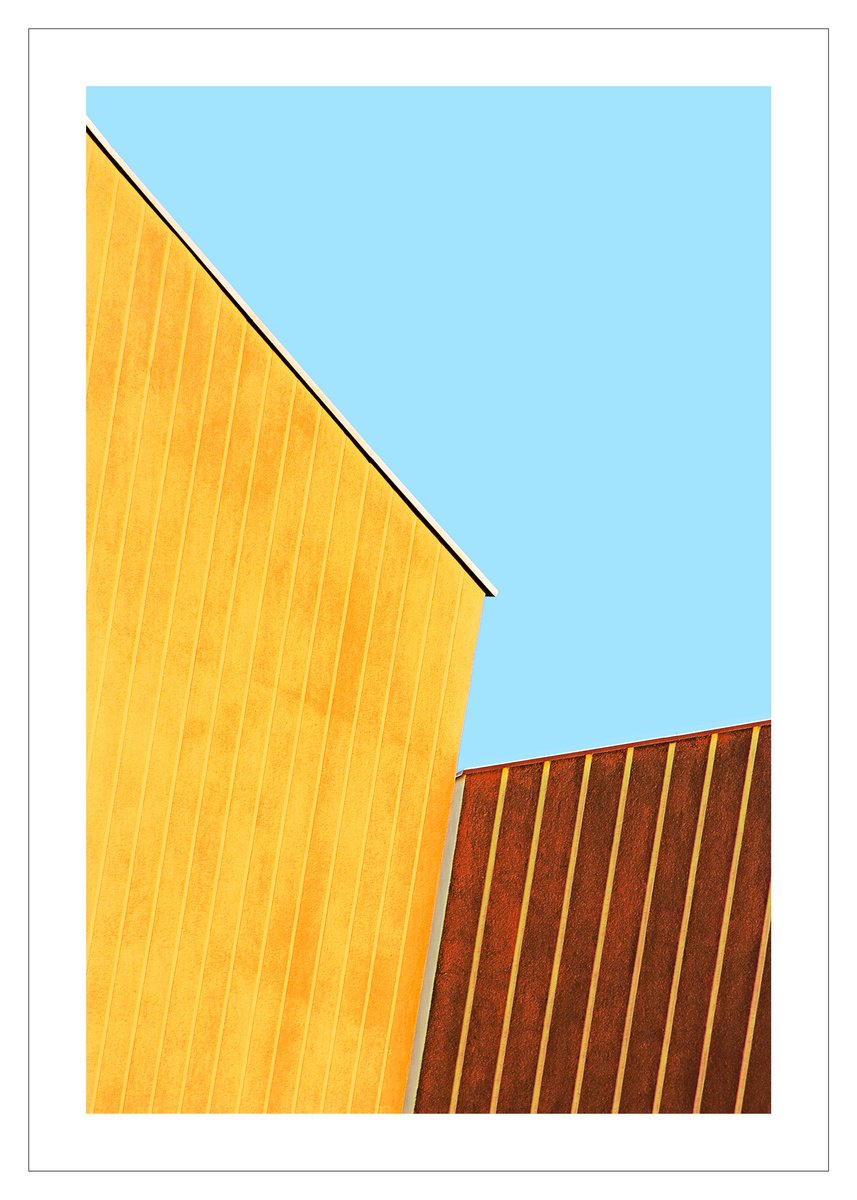 Geometric Cityscapes Photograph By Beata Podwysocka, 20 X 28, Facade 33, Original Artwork