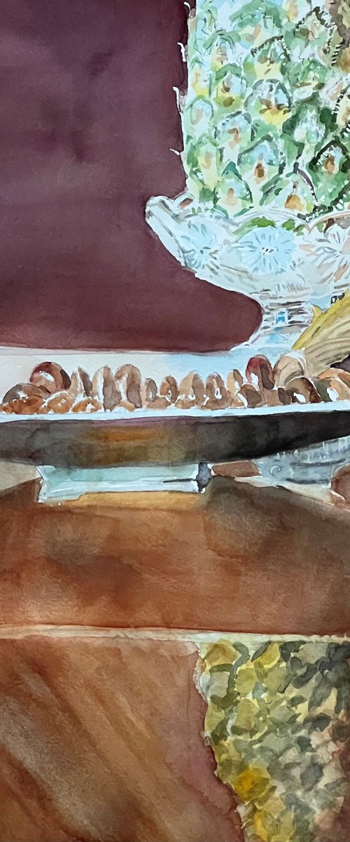 Pineapple still life by Bronwen Jones