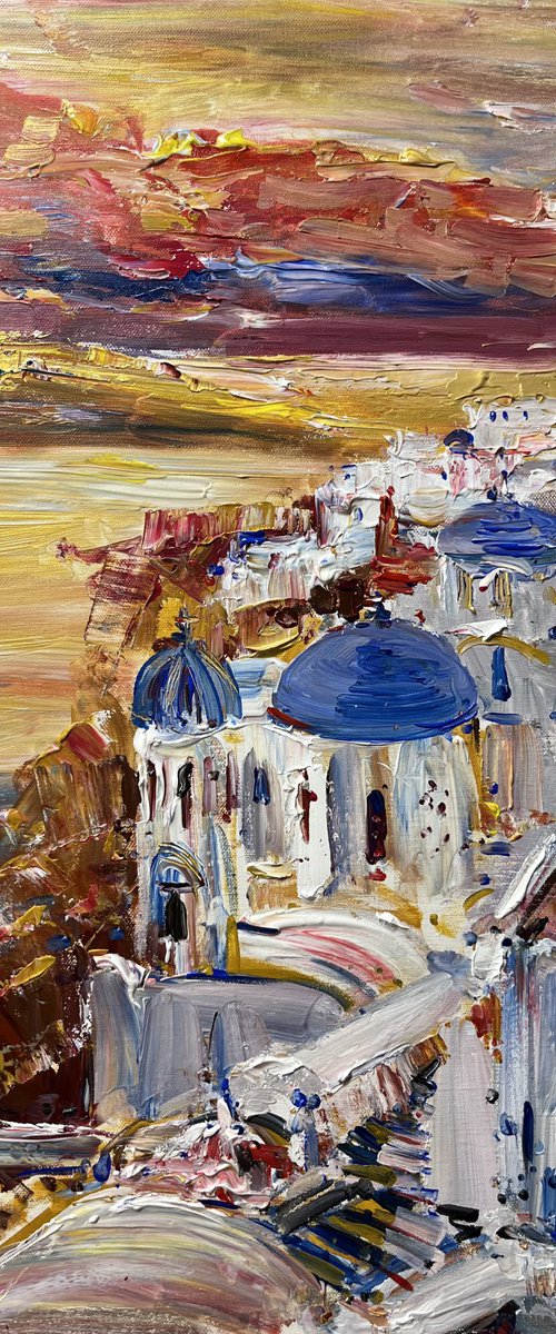 Santorini abstract 2023 by Altin Furxhi