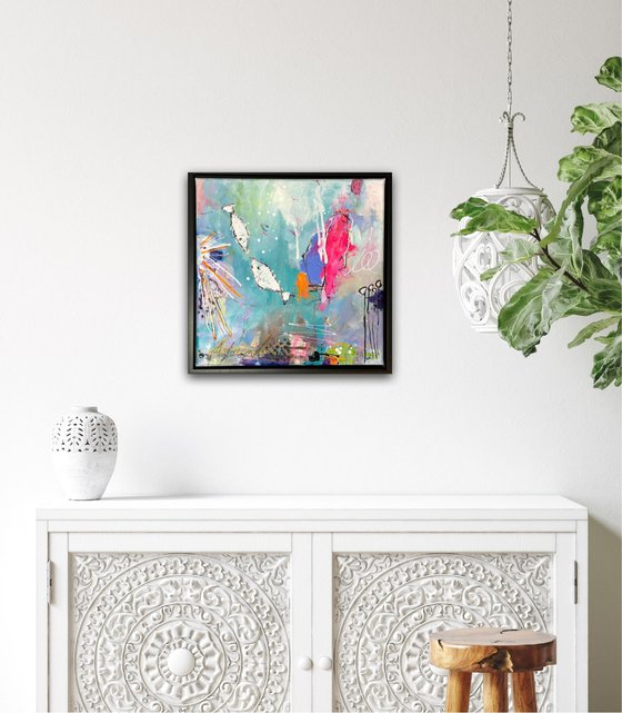 Fishes in Love No.5  (framed)