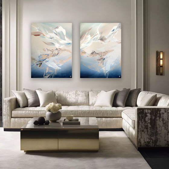 Gift From Above Diptych
