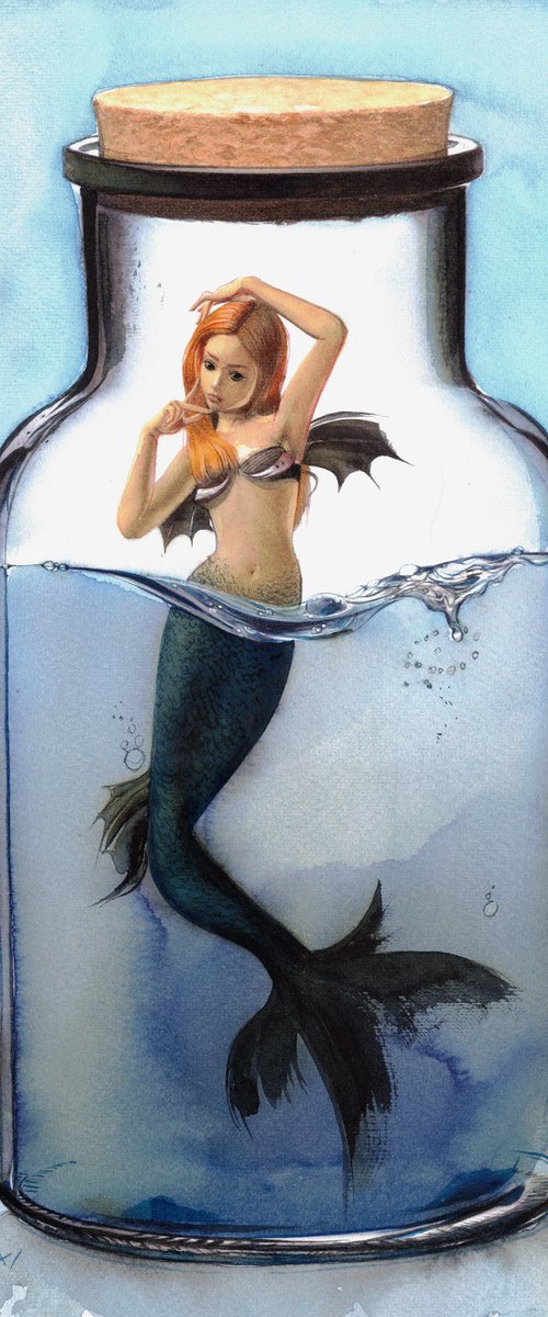 Mermaid in Jar X by REME Jr.