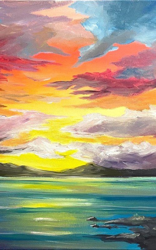 Stunning Sunset Clouds by Aisha Haider