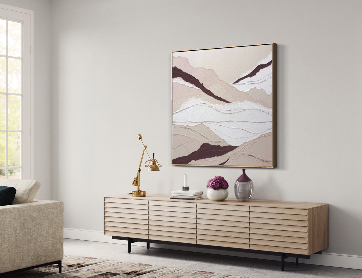 Soaking The Sun By Olya Tereschuk, 35 X 35, Artwork For Sale On Artfinder