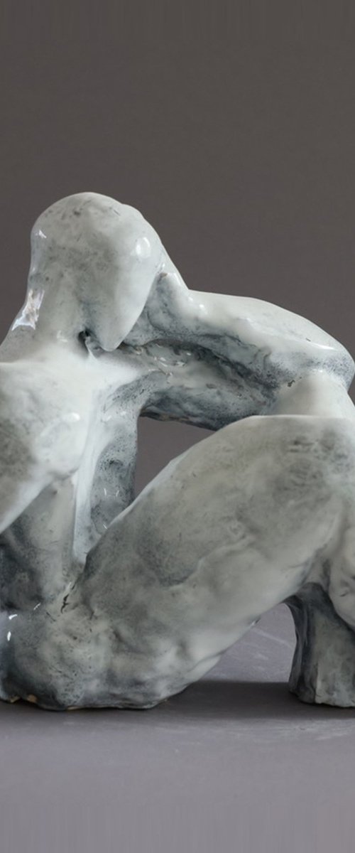 "Cross-legged Figure I" by Mira Genova