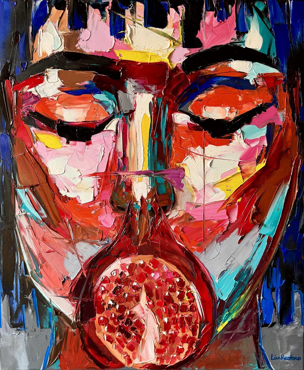 Expressive Oil Painting , Lulu By Lina Redford, 20 X 24, Artwork For Sale On Artfinder