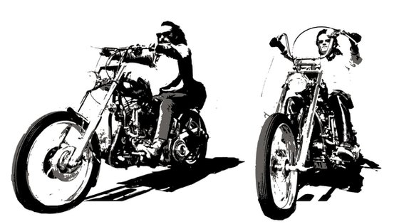 EASY RIDER  58"X33"