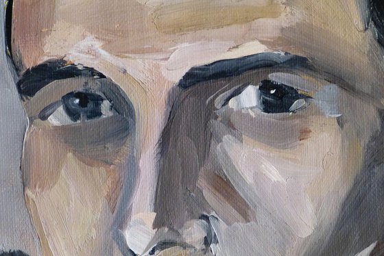 Portrait of Marc, oil on canvas, 46x38 cm