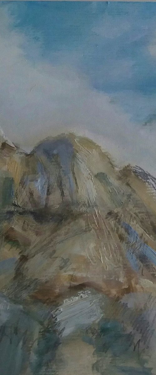 Mountains Fornalutx Mallorca by Jean  Luce